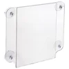 Double-sided Clear Acrylic Window Sign Holder Acrylic Glass Mount Signage Holders with Suction Cups