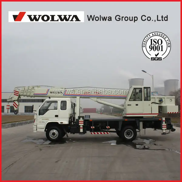Wolwa 6 Ton pequeño camión grúa hidráulica con precio bajo GNQY-C6