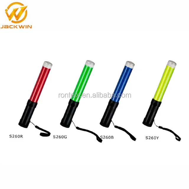 rechargeable police baton / traffic baton / marshalling wand