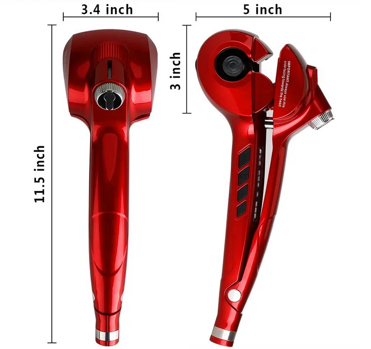 2020 Hot selling Automatic Rotating steamer hair curler fast heating hair Steamer Curling iron, Black and red
2020 Hot selling Automatic Rotating steamer hair curler fast heating hair Steamer Curling iron, Black and red