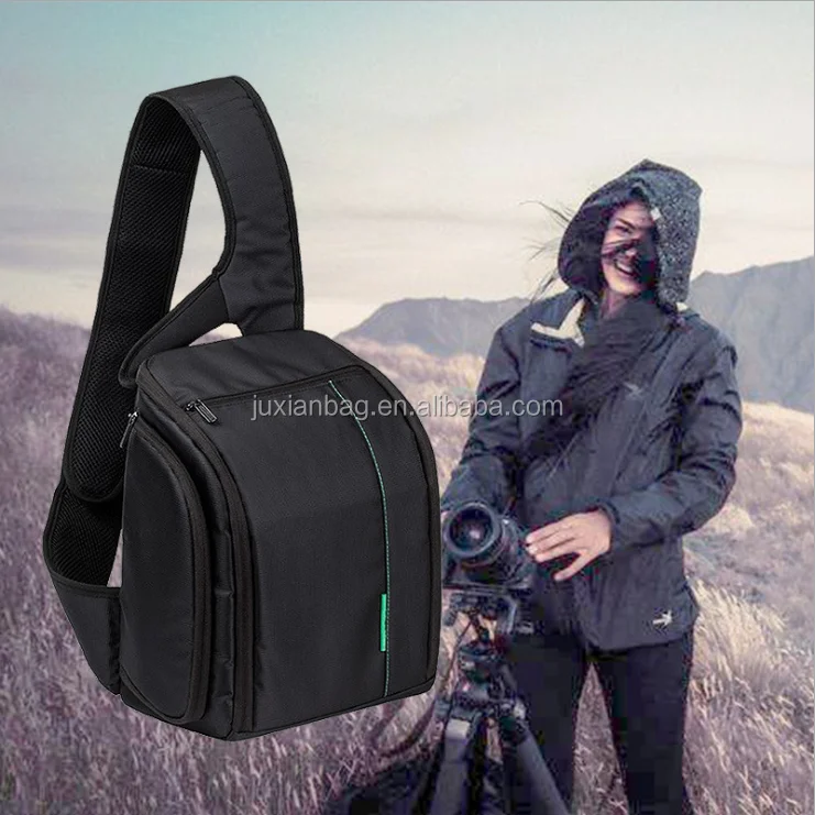 Shoulder Camera Bags Waterproof Nylon Digital Video Photo Camera Bags For DSLR with Rain Cover D8