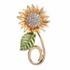 sunflower new brooch design for ladies cheap wholesale price in stock