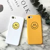 Korean Simple Nice Smile Face Matte Frosted PC Phone Case for iPhone 5 6 6plus 7 7plus 8 8plus
