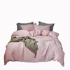 Pink quilt cover bamboo sheets for bed