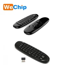 2017 TV remote for smart tv box C120 double sided wireless keyboard air fly mouse