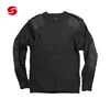 Wholesale 100% Acrylic Knitted Crew Neck Mens Military Pullover Sweater