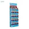 Retail folding cardboard display power wing sidekick display with hooks