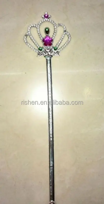 silver plated fashion high quality plastic fairy maiden sticks