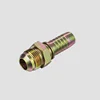10711 brass hydraulic air hose connector barb oil and gas pipe fitting