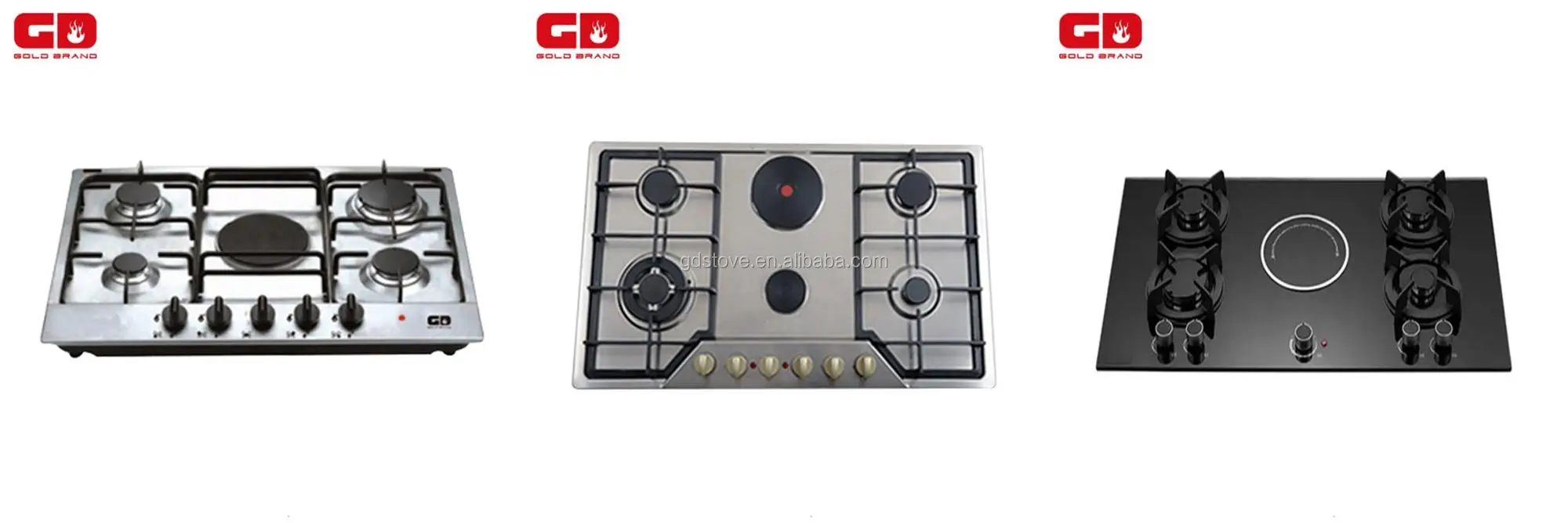 gas and hot plate stoves with plastic knob