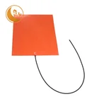 excellent flexibility silicone heater heating element with thermal protector
