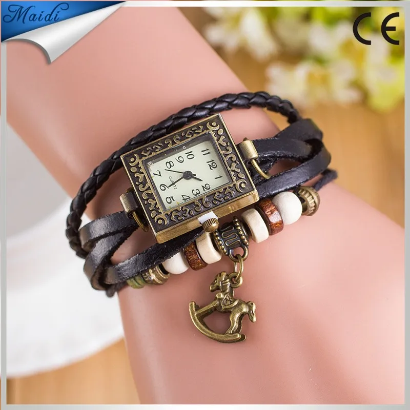 Free Shipping Leather Bracelet Vintage Women Trojans Wrist Watch Wholesale 100 Pcs a lot VW033, 11 different colors as picture
Free Shipping Leather Bracelet Vintage Women Trojans Wrist Watch Wholesale 100 Pcs a lot VW033, 11 different colors as picture