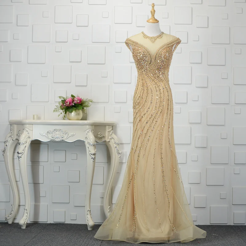 YY079 real sample sexy prom long dress heavy beaded zipper back gold evening dresses
YY079 real sample sexy prom long dress heavy beaded zipper back gold evening dresses