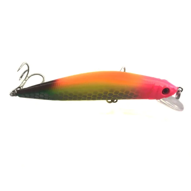 Japanese quality fishing lures for saltwater and fresh water ABS hard baits with VMC hook 3D eyes, Vavious colors
Japanese quality fishing lures for saltwater and fresh water ABS hard baits with VMC hook 3D eyes, Vavious colors