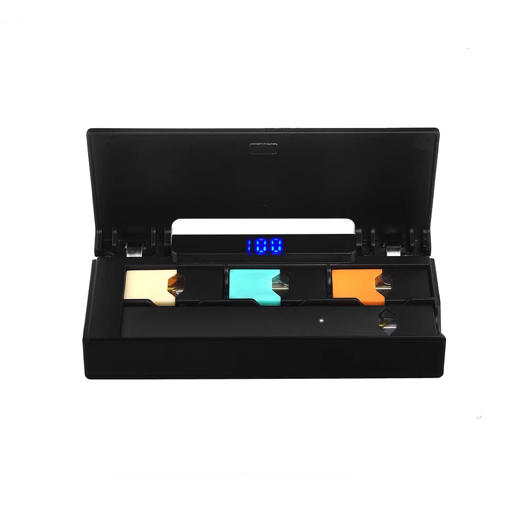 Vape Accessories Mini Charging Box Vape Pen Charger Charging Case Power Bank for Juul, Black
Vape Accessories Mini Charging Box Vape Pen Charger Charging Case Power Bank for Juul, Black