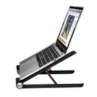 Folding Plastic Wood Adjustable Monitor Innovative Products Promotional Portable And Foldable Laptop Stand