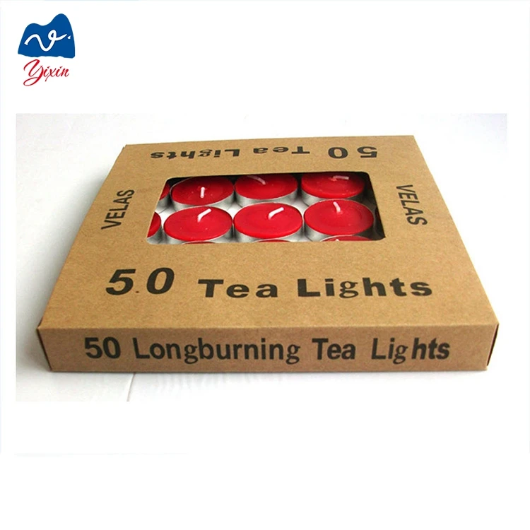 hot sale paper gift luxury candle box with pvc window