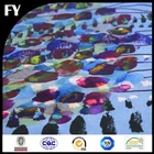 OEM digital printing service on silk duchess satin fabric