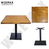 Restaurant table furniture Antique style solid oak wood 40mm thickness dining table top for restaurant