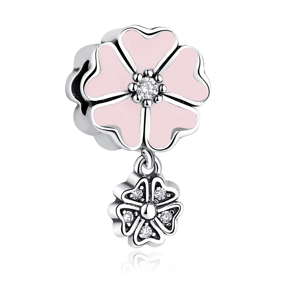 100% 925 Sterling Silver Pendant Charms with Pink Enamel Flower Fit Original Bracelet for Woman Authentic Jewelry Making, Pink color
100% 925 Sterling Silver Pendant Charms with Pink Enamel Flower Fit Original Bracelet for Woman Authentic Jewelry Making, Pink color
