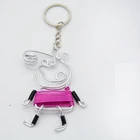 2019 Novelties Anodizing Aluminium Chain Alloy Keychain