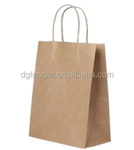 kraft paper made gift bag & shopping bag