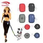 Amazon best selling custom logo round pet waste bag poop bag dispenser with carabiner