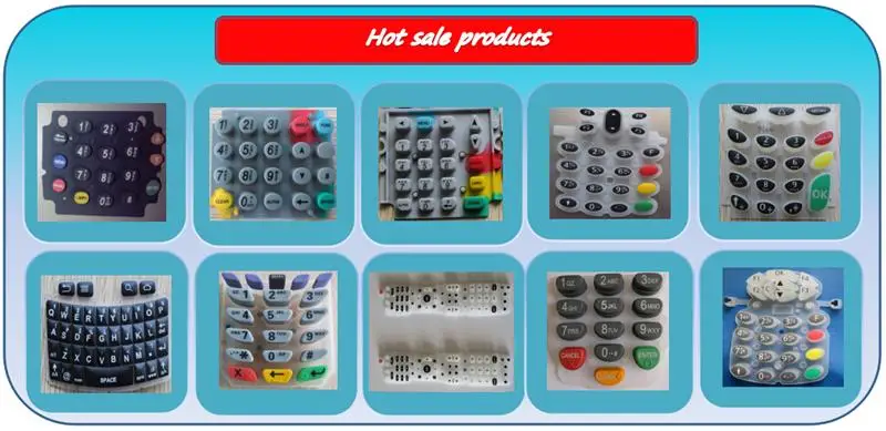 silicone keypad hot sale
