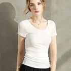 wholesale Hot Sale bounce Latin Dance tops women new style breathable ladies Short sleeve O-Neck t shirt Cheap
