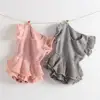 Newborn baby girls romper dress cotton body suit