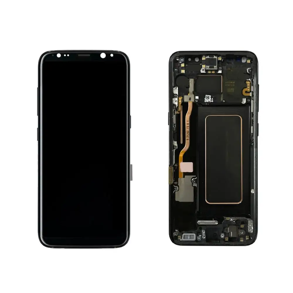 Wholesale original Display lcd for Samsung galaxy S8 with frame screen G950F, Black/gold/purple/silver/blue/pink
Wholesale original Display lcd for Samsung galaxy S8 with frame screen G950F, Black/gold/purple/silver/blue/pink