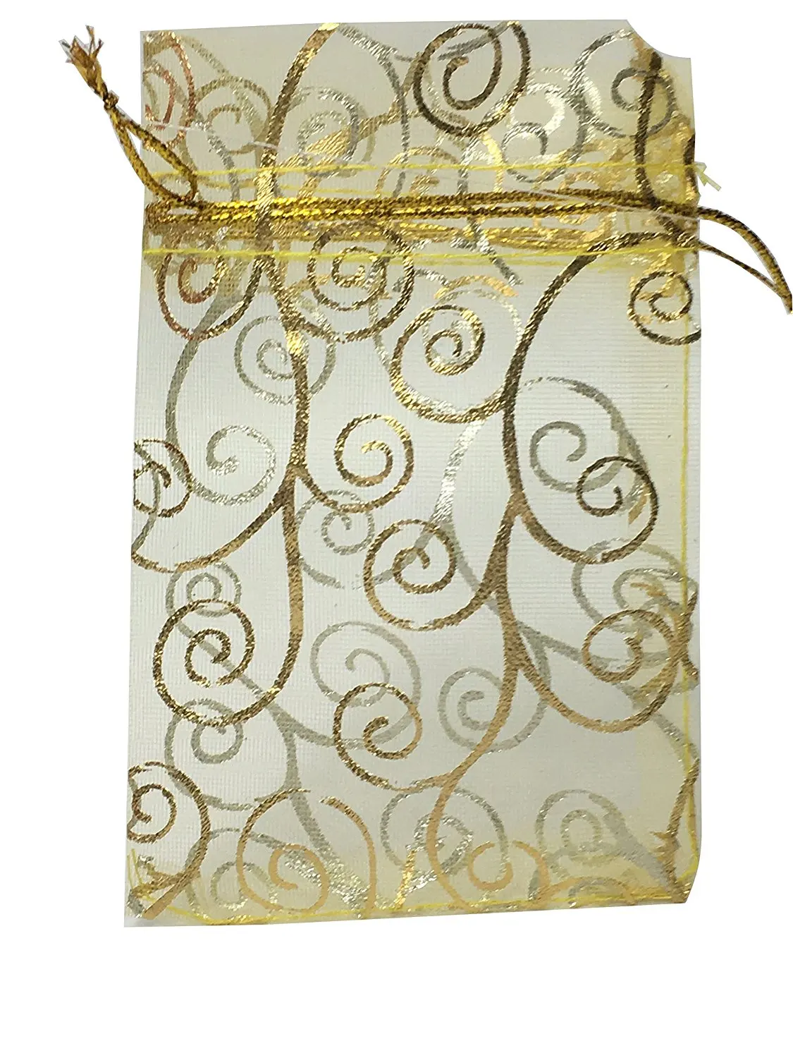 100pcs jewelry organza candy gift bags pouch wedding party favor