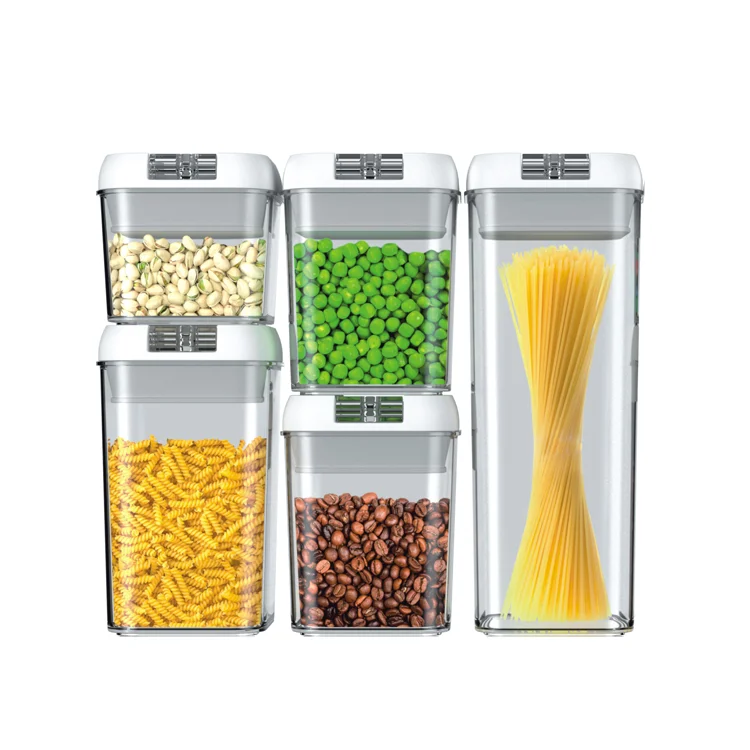 Wholesale High Quality Customized Square Type Ecofriendly 5pcs Set Dry Food Storage Containers, Custom
Wholesale High Quality Customized Square Type Ecofriendly 5pcs Set Dry Food Storage Containers, Custom