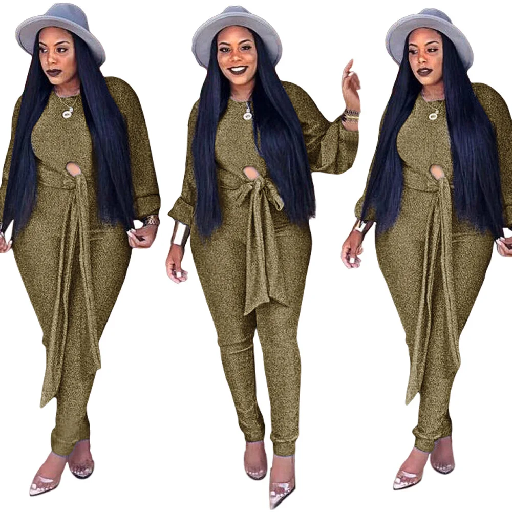 FM-K8670 Brand Factory Women 2 Piece Set Outfits Tie Bow Crop Top + Skinny Long Pants Sets Tracksuits For Women Custom, As pictures
FM-K8670 Brand Factory Women 2 Piece Set Outfits Tie Bow Crop Top + Skinny Long Pants Sets Tracksuits For Women Custom, As pictures
