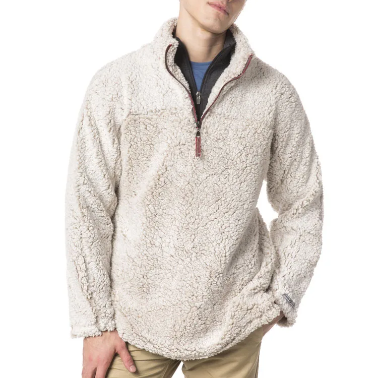 blank sherpa pullover