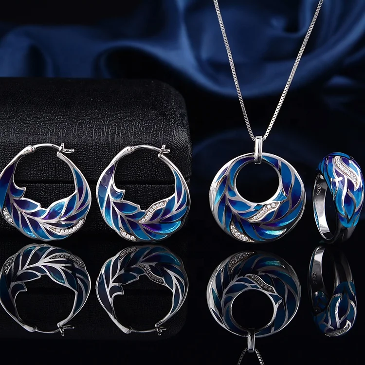 925 sterling silver pendant and earrings rings jewelry set for women enamel jewelry sets wholesale AS00222
925 sterling silver pendant and earrings rings jewelry set for women enamel jewelry sets wholesale AS00222