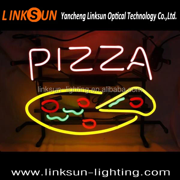 pizza neon sign