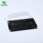 plastic packaging sushi take out sushi container tray