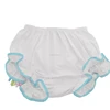 Wholesale 1st Birthday Floral Laced Monogram Bubble Baby Diaper Cover