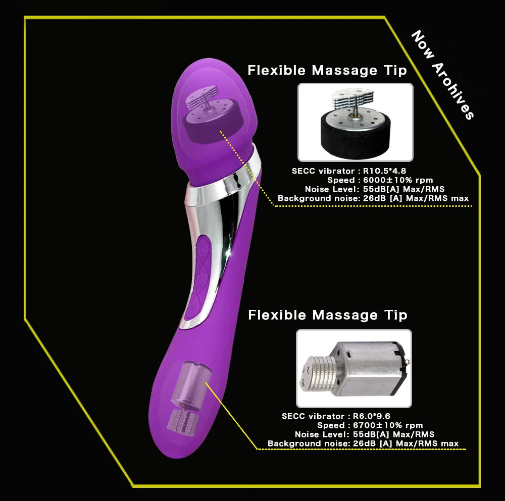 Q-Audrey rechargeable Sex Need Love Beauty AV Wand / Magic Wand Massager / Sex Massage vibrator for lady and women use