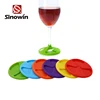 Top Quality Hot Sell Silicone Coasters Glass Wine Coaster Set
