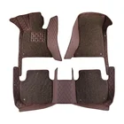 5D Colourful Comfortable Leather 6d Fashion Car Floor Mats