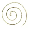 44637 xuping chain high end hip hop 14k gold plated simple design necklaces