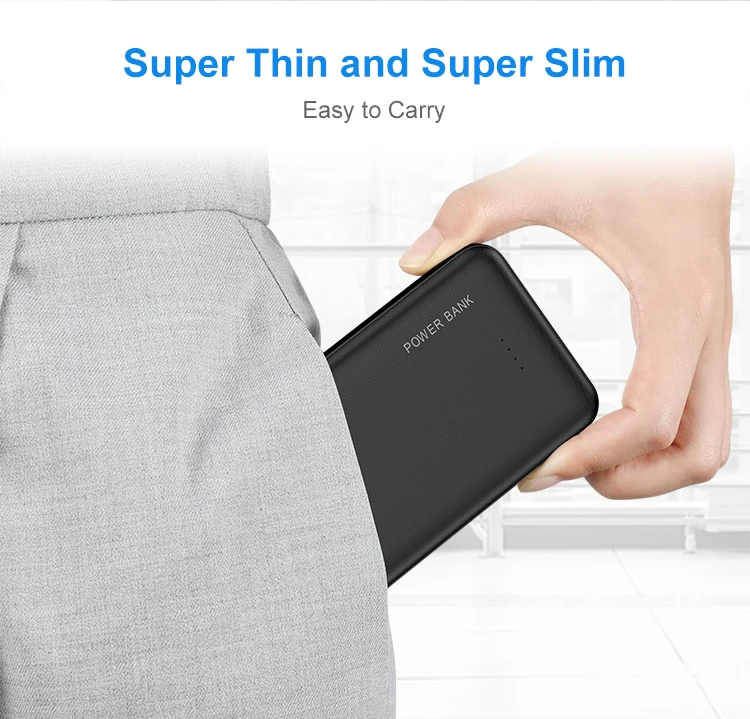 Great Free Shipping RAXFLY Smart Mobile Charger Fc Ce Rohs Slim Portable 10000 Mah Power Bank With Led Display - ANKUX.COM