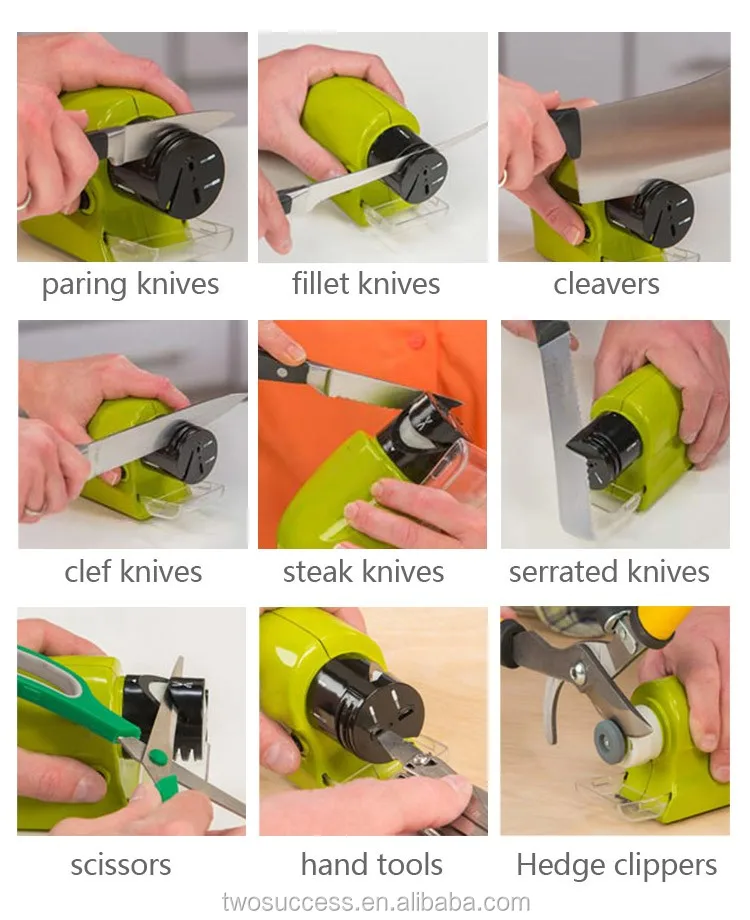 Wholesale Seen On TV Swifty Motorized Kitchen Tool Stone Multifunction Electric Knife Sharpener