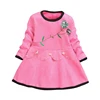 3-6 year spring baby indian daily wear girls polyester dress for children kids