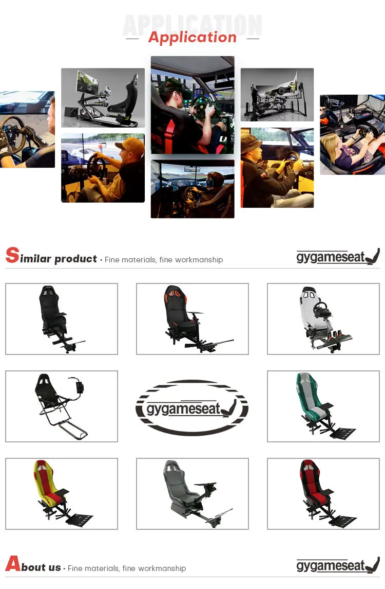 GY Virtual Reality Game Machine 3D VR Racing Car Simulator Video Chair