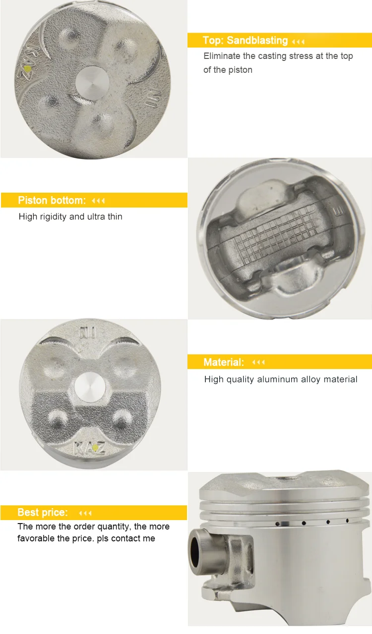 New design KAZ, CBR250 motorcycle engine piston kit , motorcycle piston ring kit