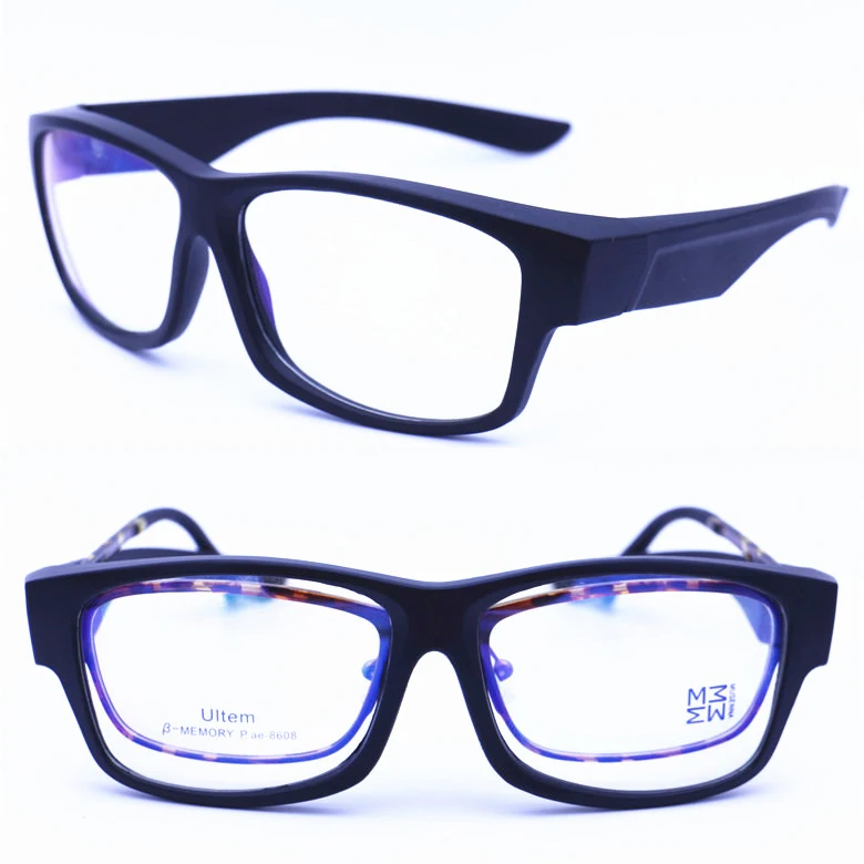 

drop ship 901 fullrim oversize fitover anti-blue light blacking square computer eyeglass gaming wear on glasses