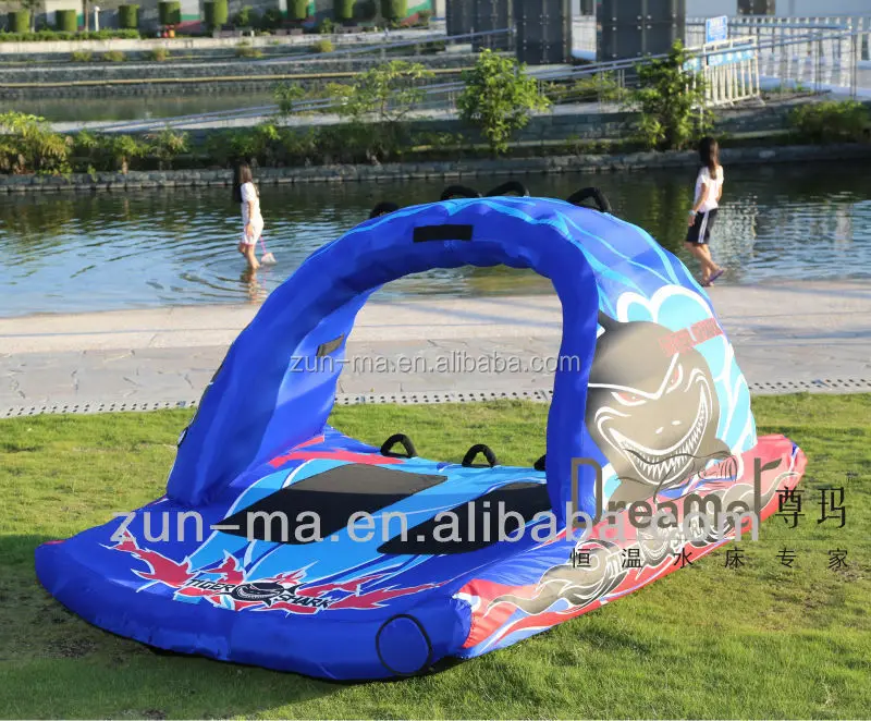 Amusement adult product inflatable fly fish towable water ski